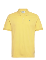 Scotch & Soda - Seasonal Core Pique Chest Logo Polo - Marškinėliai trumpomis rankovėmis - Geltona