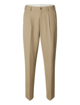 Selected - Slm190-Reg Tapered Finn Flex Pants Noos - Klasikinės kelnės - Smėlio