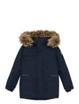 Color Kids - Parka W. Fake Fur - Slidinėjimo striukė - Tamsiai mėlyna