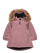 Color Kids - Baby Parka W. Fake Fur - Parka stiliaus striukė - Rožinė