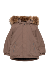 Color Kids - Baby Parka W. Fake Fur - Parka stiliaus striukė - Ruda