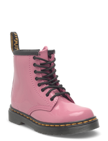 Dr. Martens - 1460 T Dms Pink Patent Lamper - Žieminiai batai su raišteliais - Rožinė