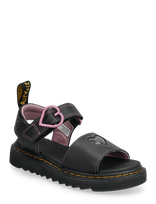 Dr. Martens - Marlowe Hearts Ii J Black Lucido+Nebula Glitter - Sandalai - Juoda
