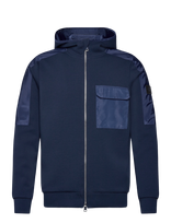 Mos Mosh Gallery - Mmgjayson Zip Hood Sweat - Džemperis - Tamsiai mėlyna