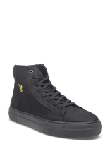 Lyle & Scott - Coe Mid Leather - Aukštakulniai sportbačiai - Juoda