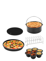 Hâws - Hâws Afak5 Birkholm Air Fryer Accessory Kit 5 Pcs. - Oro gruzdintuvė - Juoda