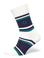Fred Perry - Tennis Stripes Sock - Sportiniai kiti aksesuarai - Balta