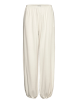 Weekday - Balloon Trousers - Plačios kelnės - Balta
