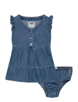 Levi's - Levi's® Flutter Sleeve Dress - Kūdikių suknelė be rankovių - Mėlyna