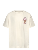 Levi's - Levi's® Just Chilling Oversized Tee - Marškinėliai trumpomis rankovėmis - Kreminė spalva