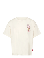 Levi's - Levi's® Just Chilling Oversized Tee - Marškinėliai trumpomis rankovėmis - Kreminė spalva