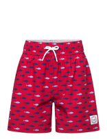 Abercrombie Kids - Sm-Swim Short - Maudymosi šortai - Raudona