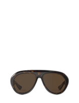 ROTATE - 6. Pilot Aviator Frame - Aviator stiliaus akiniai nuo saulės - Ruda