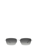 ROTATE - 5. Squared Rimless Frame - Akiniai nuo saulės - Sidabro