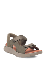 Skechers - Go Walk Flex Sandal-Easy Entr - Žygio basutės - Chaki spalva