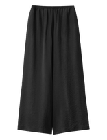 A Part Of The Art - Allure Crinkled Pants - Plačios kelnės - Juoda