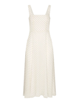 ROTATE - Chiffon Flared Midi Dress - Vasarinė suknelė - Kreminė spalva
