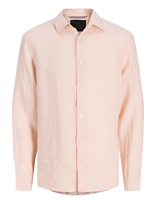 Jack & Jones - Jprblalawrence Linen Ls Shirt Sn - Lininiai marškiniai - Rožinė