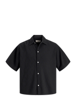 Jack & Jones - Jormontauk Wavy Texture Shirt Ss Sn - Laisvalaikio marškiniai - Juoda