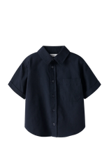 Name It - Nmmfilip Ss Nreg Shirt Pb - Marškiniai trumpomis rankovėmis - Juoda