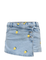 Kids Only - Kogblair Reg Printed Skort Dnm Pim Ex - Džinsinis sijonas - Mėlyna