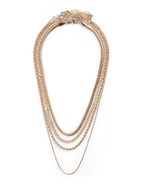 Pieces - Pcbifi Necklace 4-Pack - Grandinėlė - Aukso