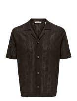 ONLY & SONS - Onsken Life Reg 12 Ss Shirt Knit - Megzti polo marškinėliai trumpomis rankovėmis - Juoda