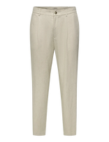ONLY & SONS - Onslou Eno Tapered 0569 Pants - Lininės kelnės - Smėlio