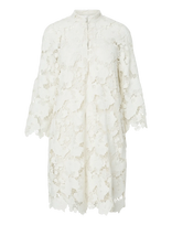 YAS - Yasgala 7/8 Lace Dress - Show - Vakarėlių suknelė - Balta