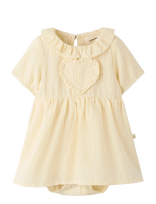Lil'Atelier - Nbffolly Ss Body Dress Lil - Suknelė trumpomis rankovėmis kūdikiui - Geltona