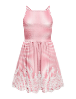 Kids Only - Kogbondi Life Strap Emb Dress Wvn - Laisvalaikio suknelė be rankovių - Raudona