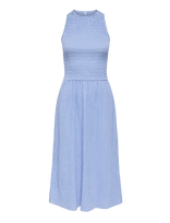 ONLY - Onlcelle S/L Smock Dress Jrs - Ilga suknelė - Mėlyna