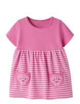 Name It - Nbffunniez Ss Dress - Suknelė trumpomis rankovėmis kūdikiui - Rožinė