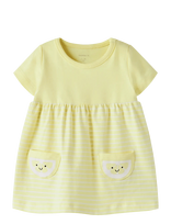 Name It - Nbffunniez Ss Dress - Suknelė trumpomis rankovėmis kūdikiui - Geltona