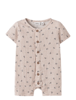 Name It - Nbmfront Ss Sunsuit - Kombinezonas - Kreminė spalva