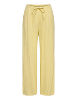 ONLY - Onlita Mw Linen Look Wide Pant Tlr - Plačios kelnės - Geltona