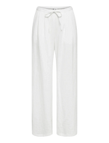 ONLY - Onlita Mw Linen Look Wide Pant Tlr - Plačios kelnės - Balta