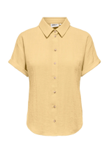 ONLY - Onlita S/S Linen Look Shirt Tlr - Lininiai marškiniai - Geltona