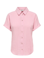 ONLY - Onlita S/S Linen Look Shirt Tlr - Lininiai marškiniai - Rožinė