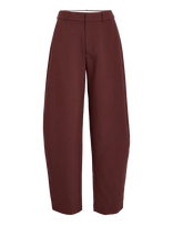 Minus - Mstindra High Waist Pant - Plačios kelnės - Burgundiška splava