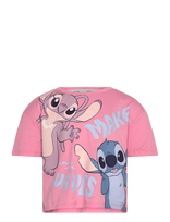 Lilo & Stitch - Tshirt - Marškinėliai trumpomis rankovėmis - Rožinė