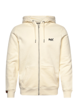 Superdry - Essential Logo Zip Hoodie Hb - Džemperis - Kreminė spalva