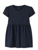 Name It - Nmfvivia Ss Dress Noos - Suknelė trumpomis rankovėmis kūdikiui - Tamsiai mėlyna