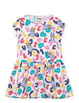 Bluey - Dress - Suknelė trumpomis rankovėmis - Balta