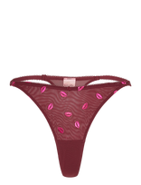 Hunkemöller - Frida Hl String T - Stringai - Burgundiška splava