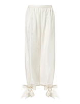Malina - Lizette Balloon Pants - Plačios kelnės - Kreminė spalva