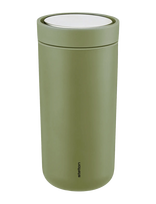 Stelton - To Go Click Termokop 0.4 L. Soft Fern Green - Termosinis puodelis - Chaki spalva