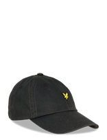 Lyle & Scott - Washed Cap - Kepurė - Juoda
