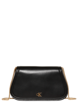 Calvin Klein - Ck Curved Wallet On Chain - Piniginė - Juoda