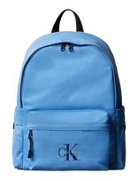 Calvin Klein - Solid Monologo Backpack - Kuprinė - Mėlyna
